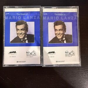 The Magic of‎ Mario Lanza Heartland Music Cassette Tape Set of 2 Vintage